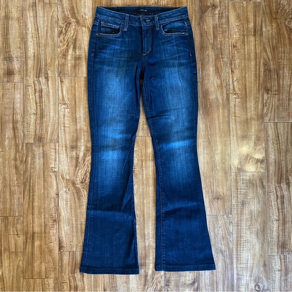 JOES JEANS Women’s Dark Blue Visionaire Distressed Flare Bootcut Size 6 - Picture 1 of 15